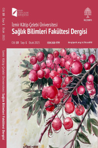 İZMİR KATİP ÇELEBİ ÜNİVERSİTESİ SAĞLIK BİLİMLERİ FAKÜLTESİ DERGİSİ